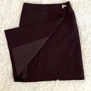 Bogner wool cashmere wrap skirt